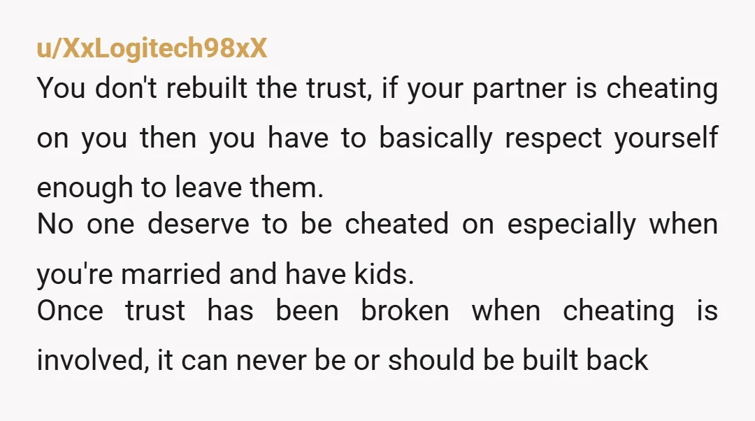 u/trishsf Can you get past it? That’s the question. I couldn’t. Truly ever have the trust before he shattered it?