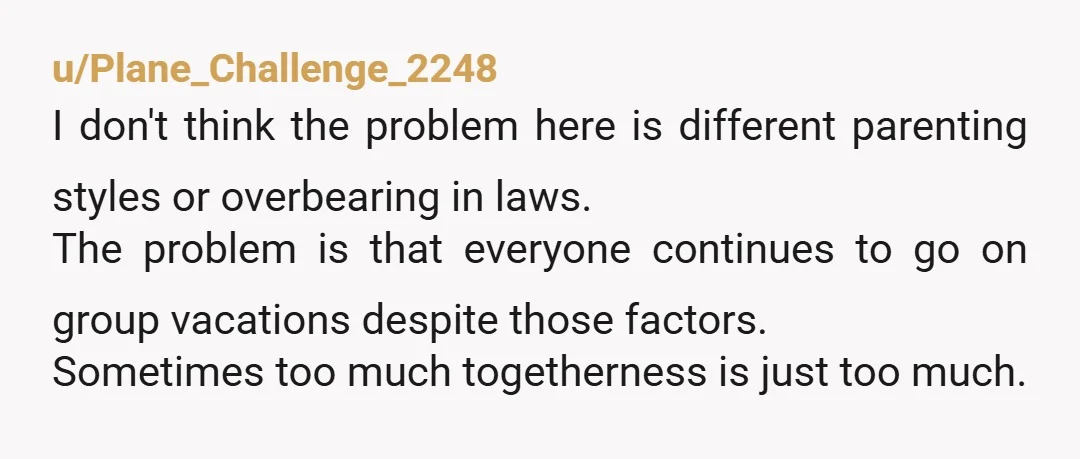 u/Sea-Operation-6123 I’m confused… what exactly is the friction? Maybe give some examples. You should each be parenting your own kids. If your daughter has to eat all her vegetables &...