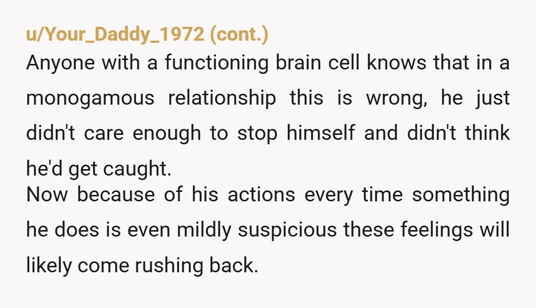 u/PainAlternative2297 Honestly; if I were in your situation, id throw the whole man out. Even him using the term work wife is a red flag for me. If a man...