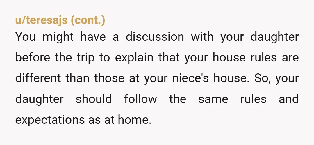 u/longndfat You are a responsible parent and do let a bit of leeway in holidays and thats not bad. If someones parenting is not gelling with yours then they should...