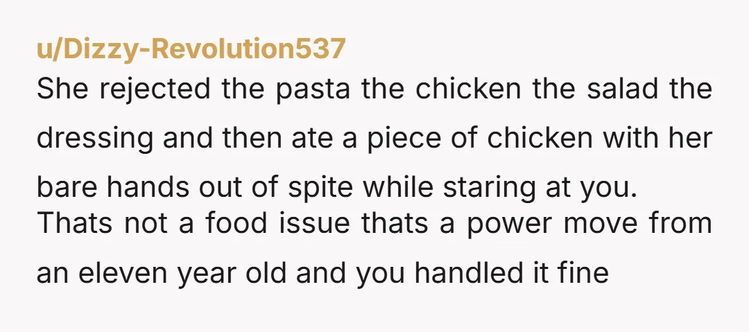 u/dunkinthekoolaid Doing exactly what you’re doing prevents the child from getting more and more insufferable as she gets older.