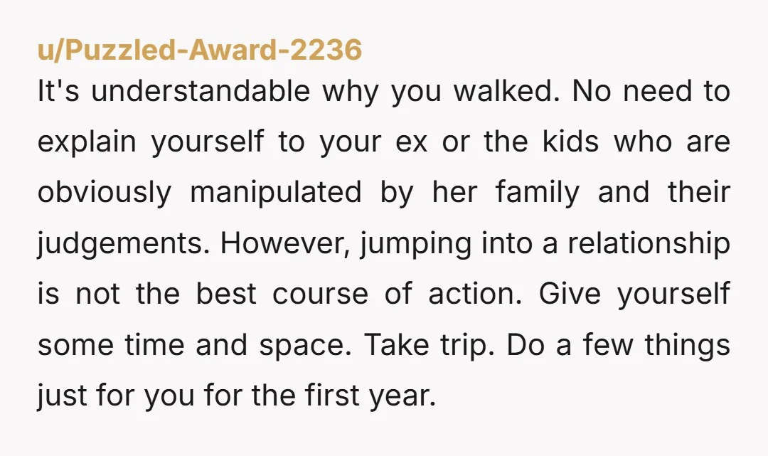 u/Ok-Butterscotch-6708 I hate when parents “stay together for the sake of the kids”. Do people not understand that their bullshit trickles down to the kids? For over a decade you’ve...
