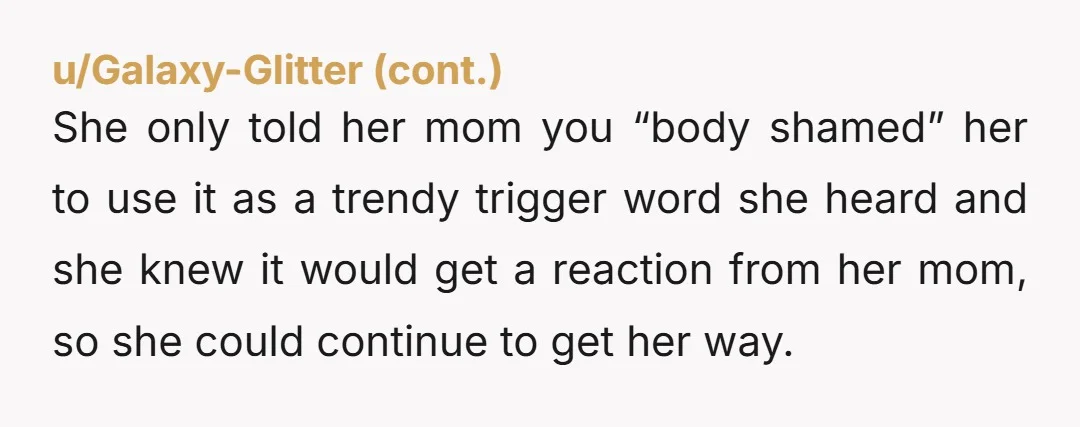 If she is going through something with food maybe tell me that before you drop her off for a weekend. I was given zero information about any food issues. Sounds...