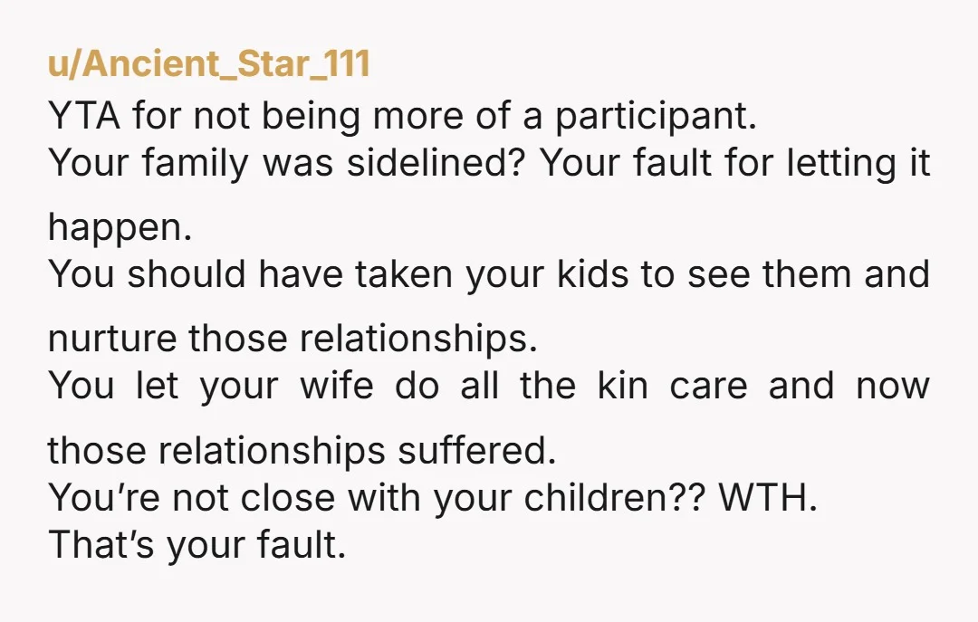 u/toastedmarsh7 Why does it sound like you don’t have a strong relationship with your kids?