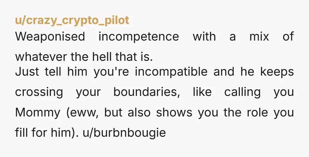 u/paintedLady318 It took you infinitely longer to write this out than to text him and say I dont want to be in a relationship with you anymore. Good luck in...
