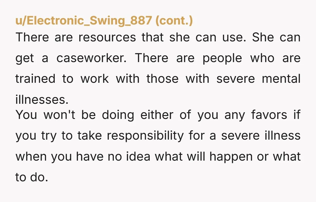 u/frostynina137 NTA having space doesn’t mean you can handle something this heavy it’s okay to protect your own peace