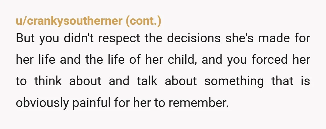 u/Taminella_Grinderfal If someone says “I hate this person and do not want to be around them” Why can’t people just respect that?? You kept pushing and pushing and now are...