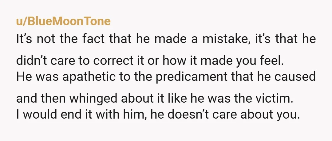 u/superfiud
Every thought he has are about his own feelings, even when you're grieving.
He also has a gambling problem.
Why are you with him?