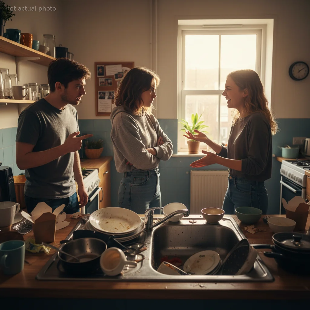 Roommates Demand She Wash Their Dishes, Then Resort To Cruel Body Shaming When She Refuses
