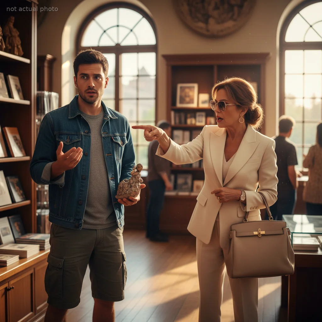 Tourist Shocks Entitled Museum Visitor Who Snapped at Him Like a Dog