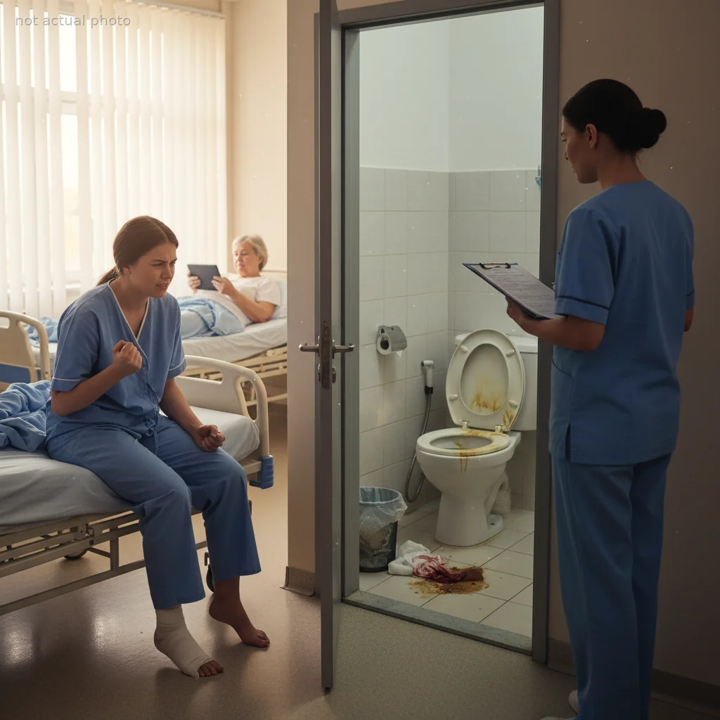 A Patient Was Tired Of Her Roommates Leaving Bodily Fluids In The Shared Bathroom, But The Nurse Blamed Her