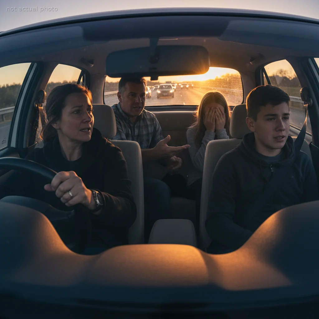 Woman Slams Husband for Retaliating on the Road, He Claims He Was "Protecting the Family"