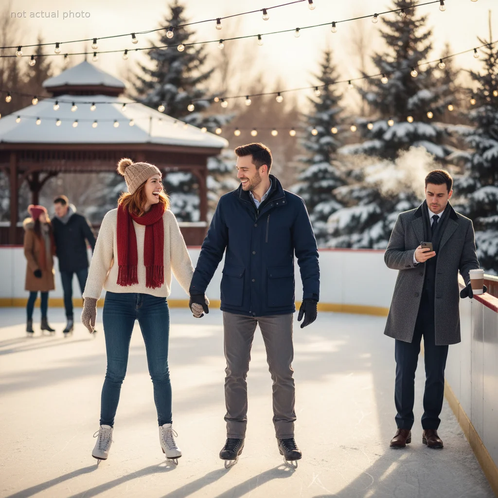 A Woman Punished Her Boyfriend's Busy Schedule By Going Ice Skating With Another Man