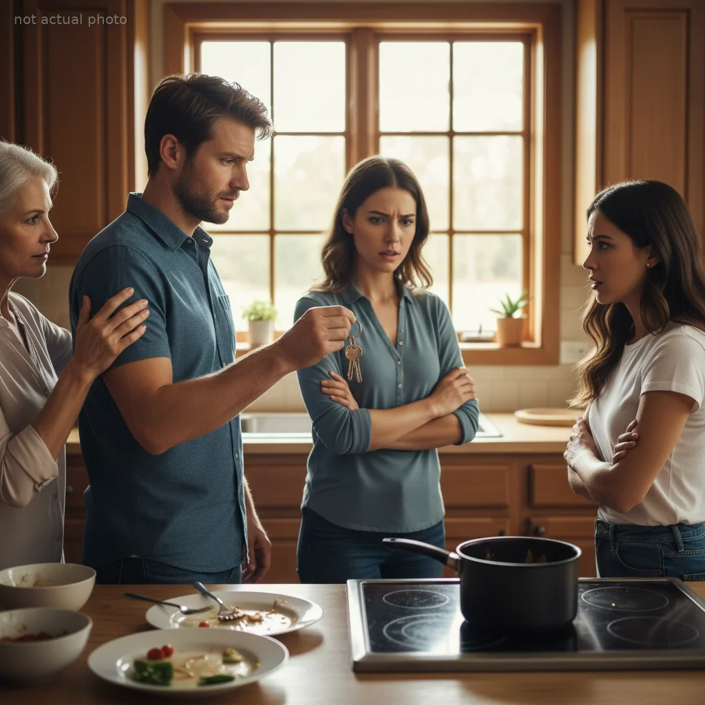 Husband Gives His Female Friend Keys to “Supervise” His Wife, Then His Mother Steps In
