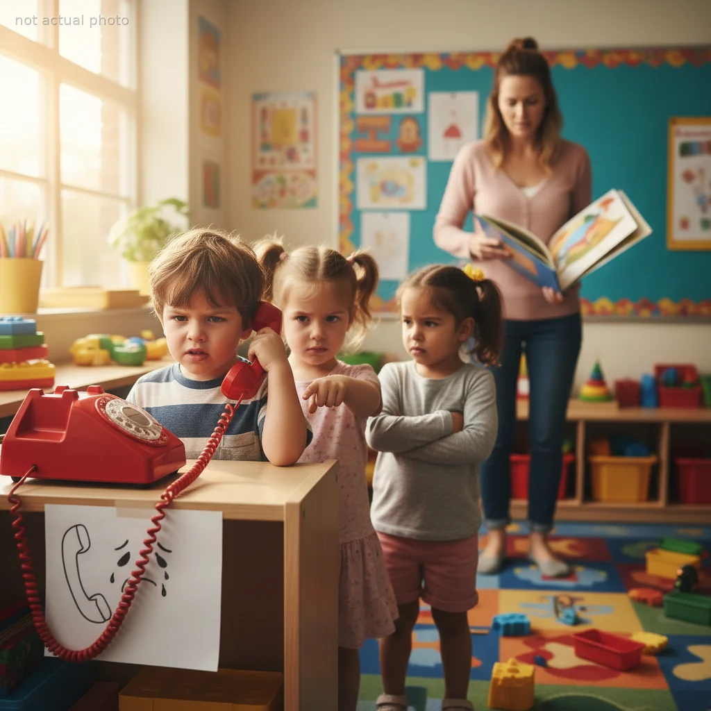 Kindergarten Teacher Installs a “Tattle Phone” to Stop Interruptions, Now a Parent is Furious