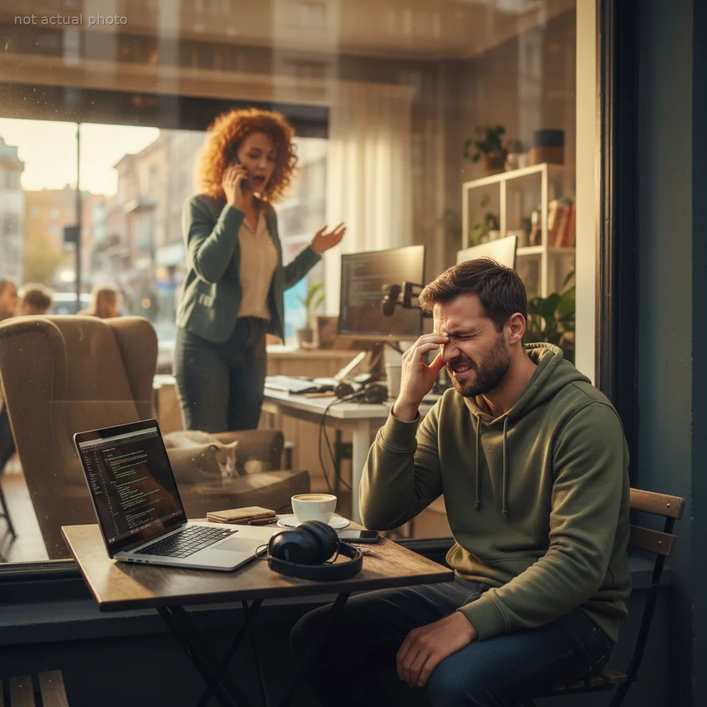 His Partner's "Working From Home" Setup is Ruining His Job, But Should He Speak Up?