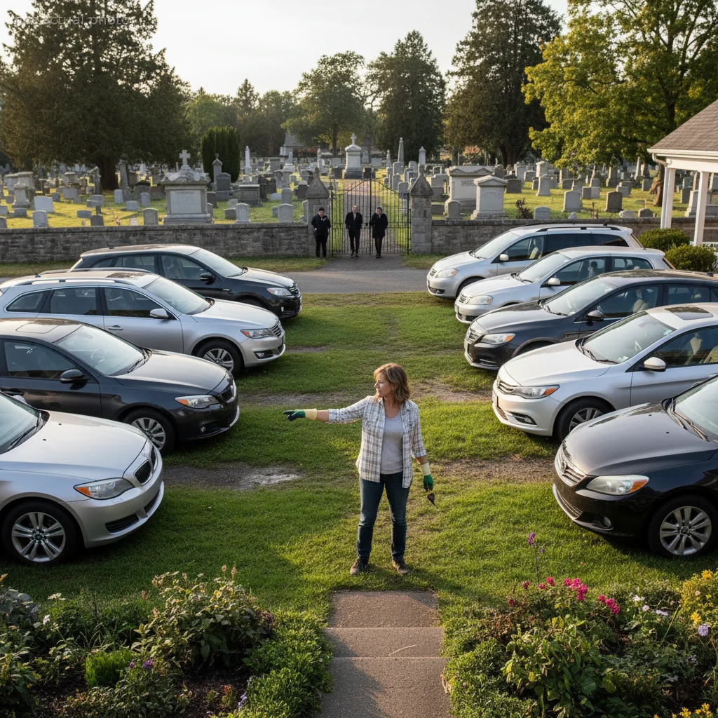 Woman Reaches Breaking Point After Funeral Guests Keep Turning Her Front Yard Into a Parking Lot