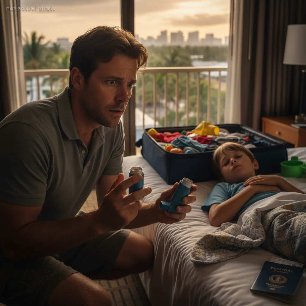 Dad Packs the Wrong Inhaler for a Family Trip, Now He’s Hiding a Terrifying Secret