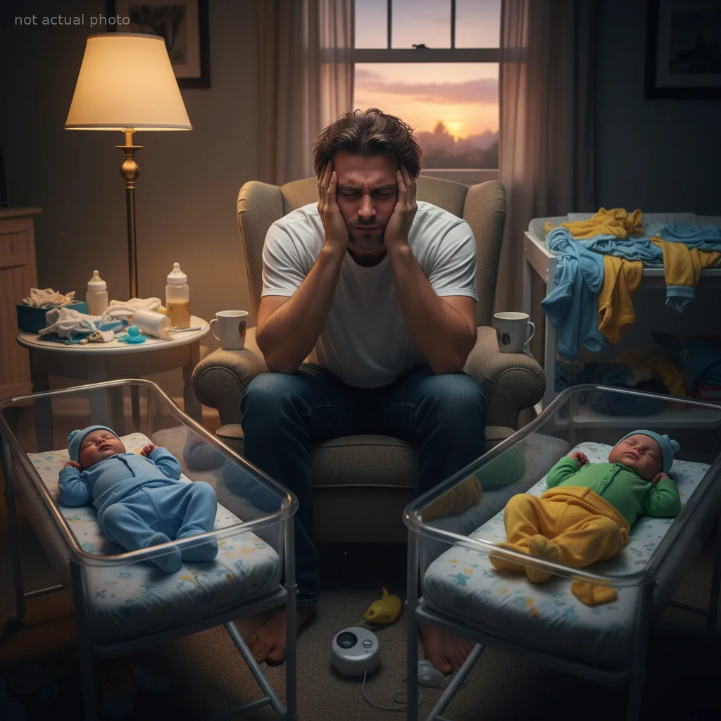 This Exhausted Dad Secretly Mixed Up His Identical Triplets, and Now Their True Identities Are Lost Forever
