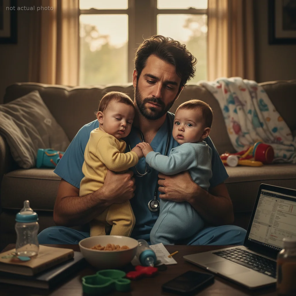 A Tragic Accident Left This Doctor a Single Dad to Twins, Now He's Forced to Make an Impossible Choice
