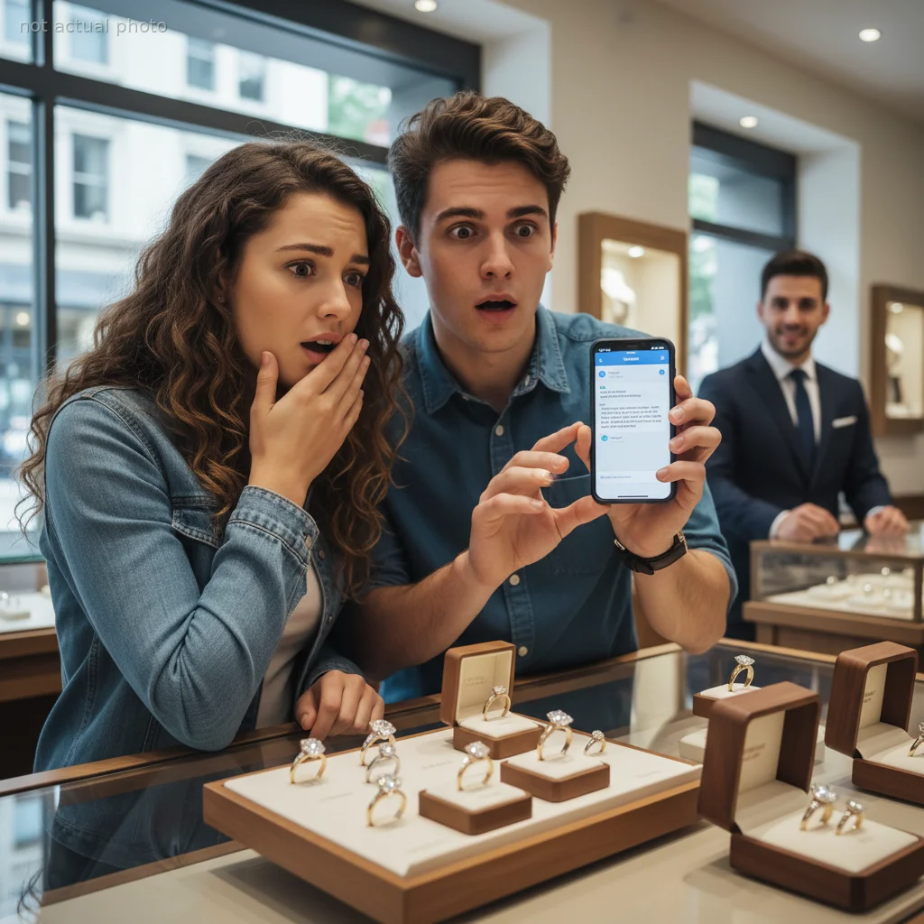 This Boyfriend Was Buying An Engagement Ring With Her Best Friend When She Texted A Massive Lie
