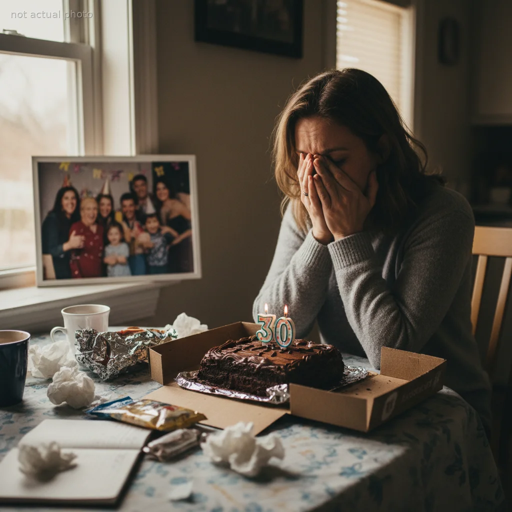 She Spent Her 30th Birthday Crying Over a Chocolate Cake She Hates—Now Her Family Is Fuming She’s Celebrating Without Them