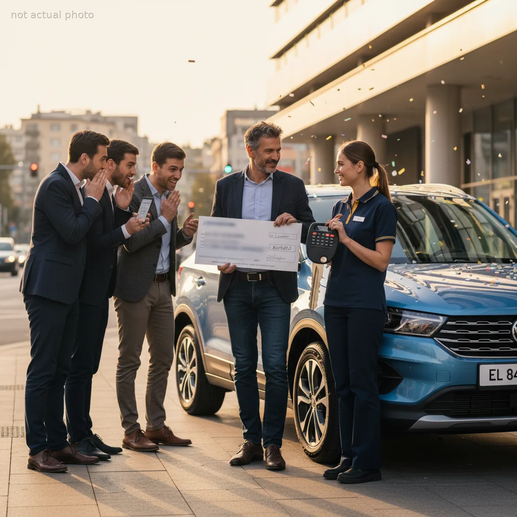 Man Wins Brand-New Car In Supermarket Giveaway, Then Sparks Office Scandal By Selling It To Friends For A Huge Discount