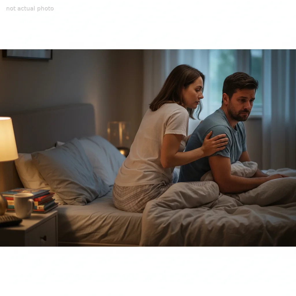 Wife Pushes Husband Away During Sleep Cuddles, Now He’s Giving Her The Cold Shoulder