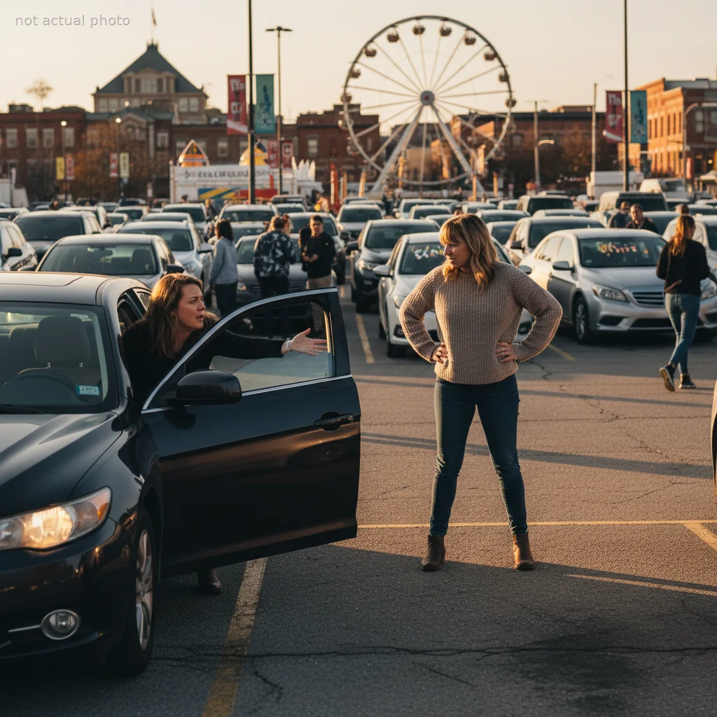 Woman Refuses to Let a Human "Save" a Parking Spot, Sparks Heated Stand-Off in Crowded Lot