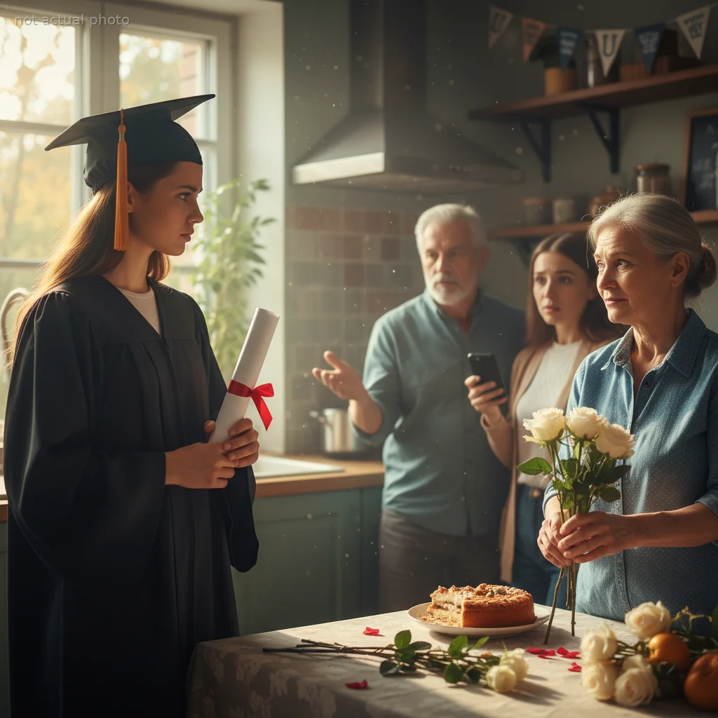 This Graduate Stopped Her Dad From Bringing His Girlfriend To The Celebration Her Mom Funded