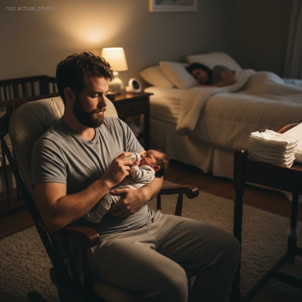 This Devoted Father Quietly Handled Nighttime Feeds, but His Partner Accused Him of "Stealing" Her Motherly Duties