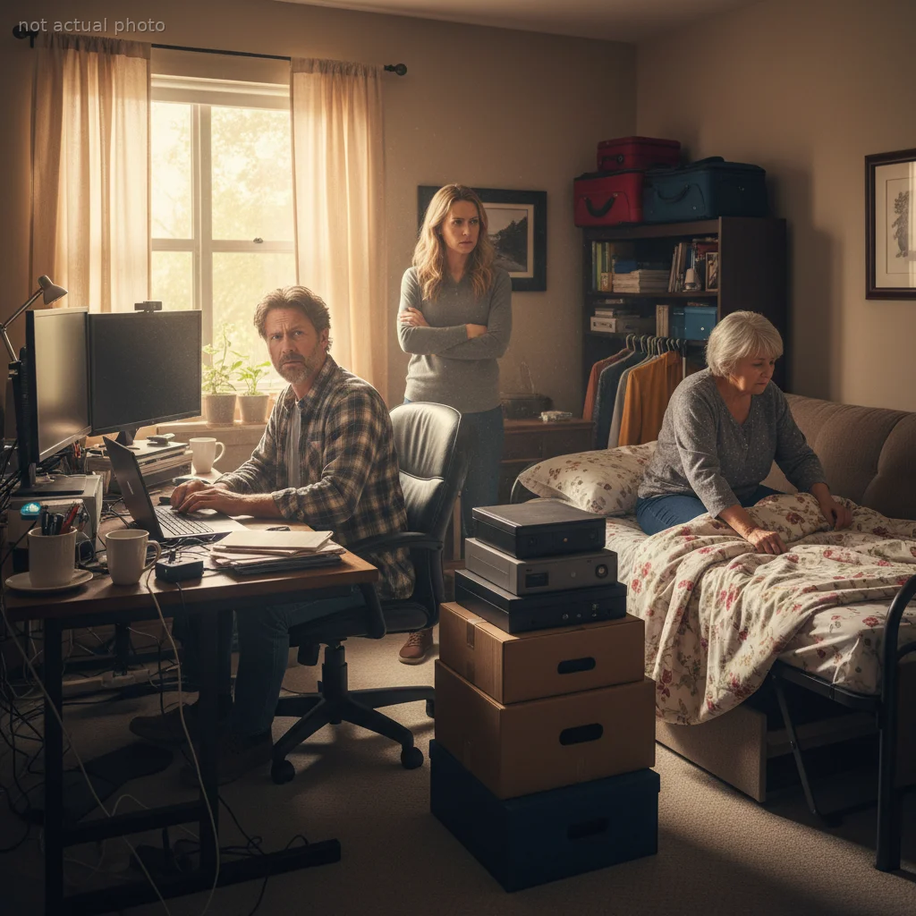 Husband Refuses to Relocate His WFH Setup for Overnight Guests, Sparking a Major Family Divide