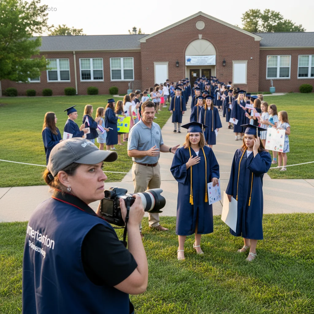 School Photographer Faces Backlash for Banning "Disloyal" Former Students From the Elementary Graduation Walk