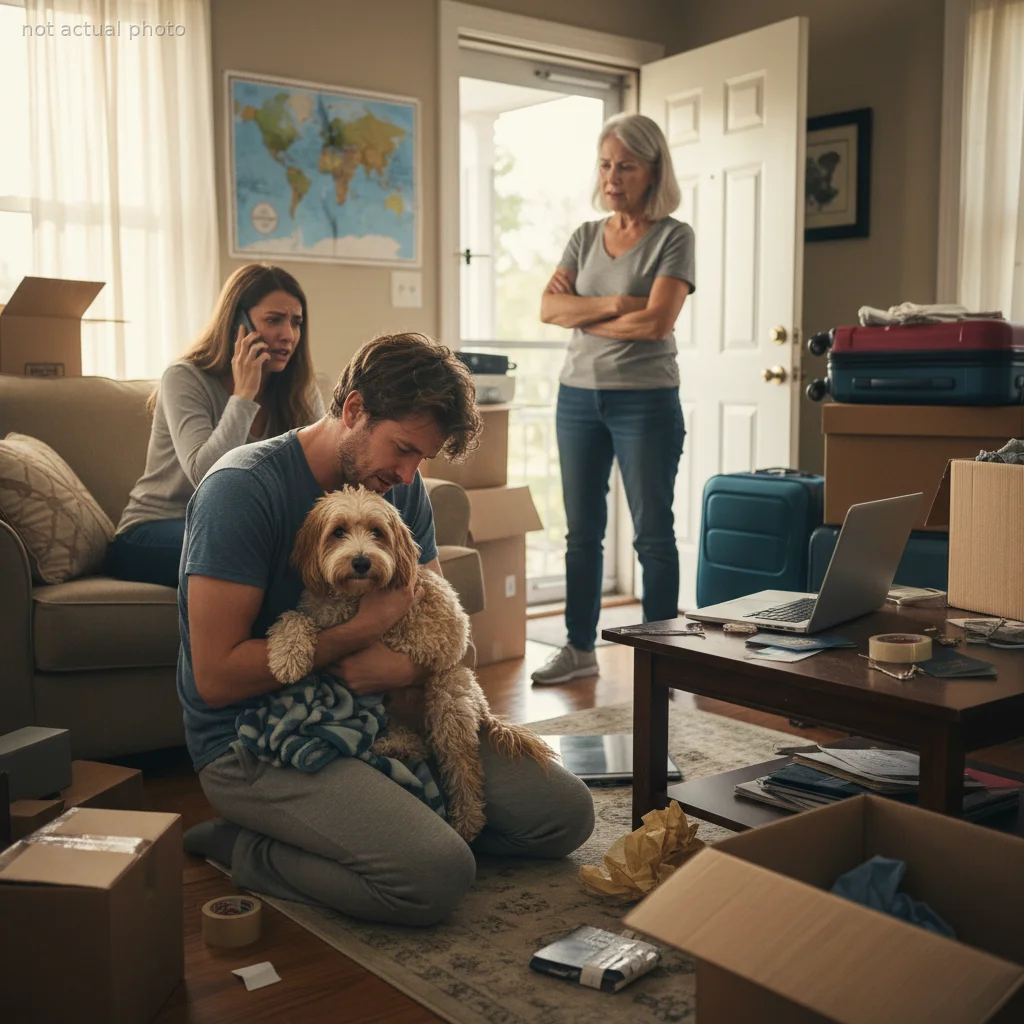 AITA For Screaming At My Mother-In-Law After My Dog's Sudden Medical Emergency Delayed Our Moving Plans?