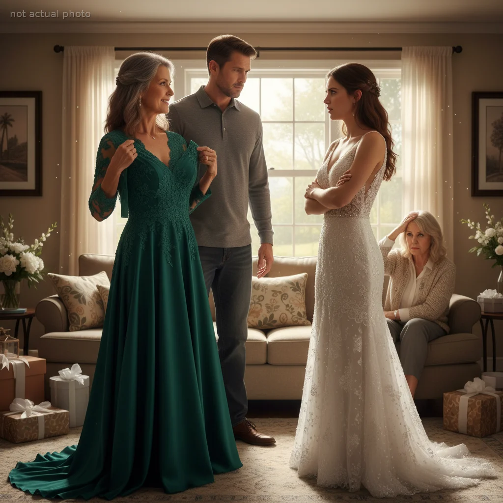 Woman Buys Her Daughter's Exact Wedding Dress In A Different Color, Sparks Fierce Family Feud