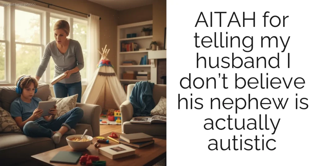 AITAH for telling my husband I don’t believe his nephew is actually autistic