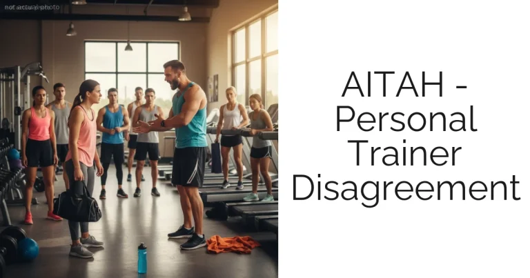 AITAH - Personal Trainer Disagreement