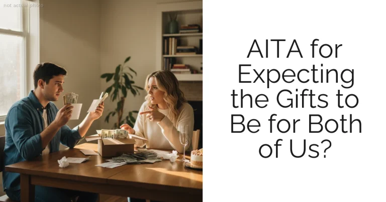 AITA for Expecting the Gifts to Be for Both of Us?