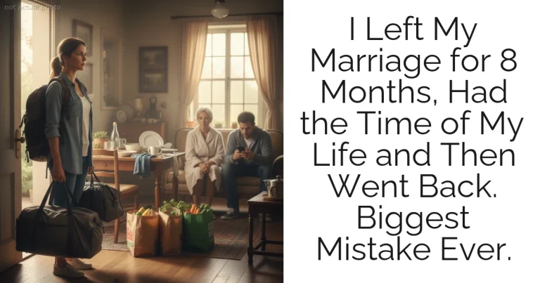 I Left My Marriage for 8 Months, Had the Time of My Life and Then Went Back. Biggest Mistake Ever.