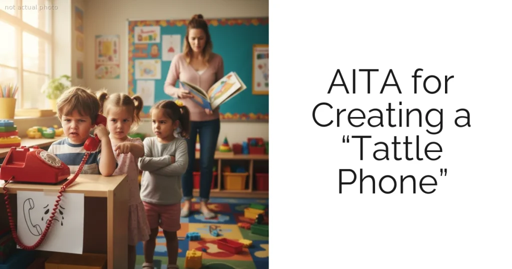 AITA for Creating a “Tattle Phone”