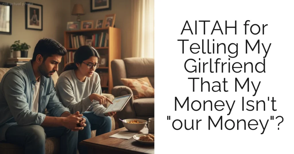 AITAH for Telling My Girlfriend That My Money Isn't "our Money"?