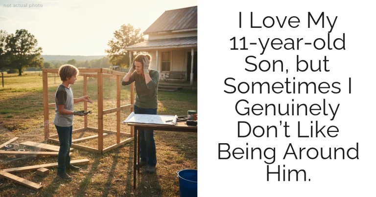 I Love My 11-year-old Son, but Sometimes I Genuinely Don’t Like Being Around Him.