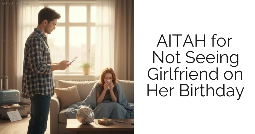 AITAH for Not Seeing Girlfriend on Her Birthday