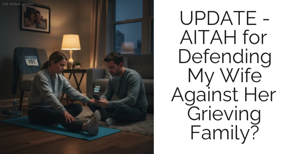 UPDATE - AITAH for Defending My Wife Against Her Grieving Family?