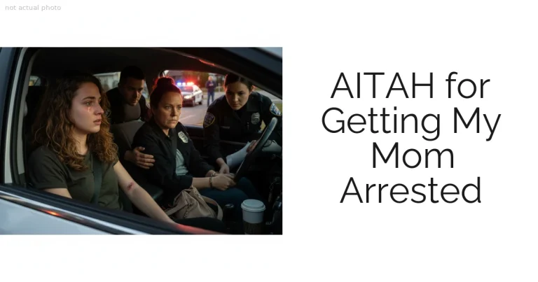 AITAH for Getting My Mom Arrested