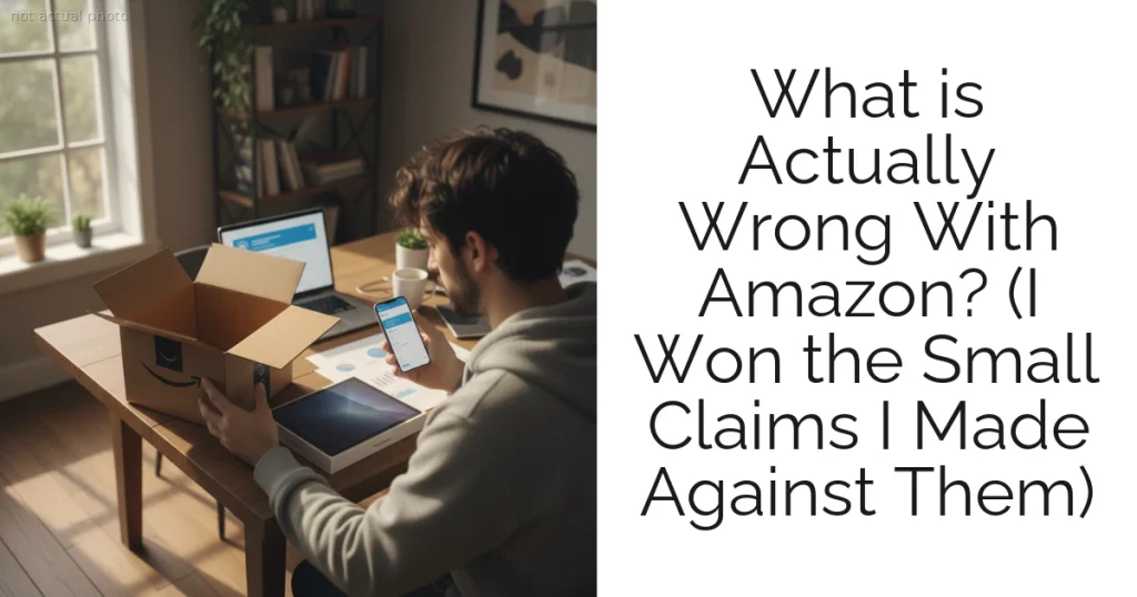 What is Actually Wrong With Amazon? (I Won the Small Claims I Made Against Them)