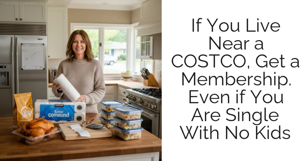 If You Live Near a COSTCO, Get a Membership. Even if You Are Single With No Kids