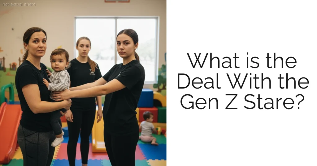 What is the Deal With the Gen Z Stare?
