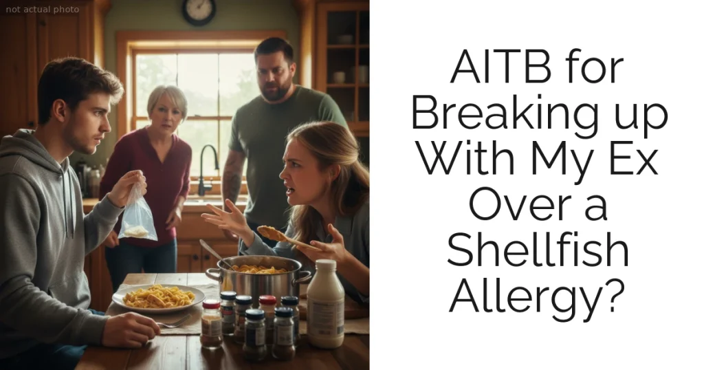 AITB for Breaking up With My Ex Over a Shellfish Allergy?
