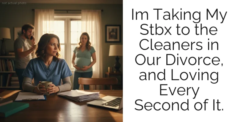 Im Taking My Stbx to the Cleaners in Our Divorce, and Loving Every Second of It.